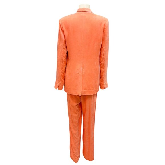 forte_forte Pamplemousse 2024 Matte Corduroy Jacket and Chino Pants Suit Set - Picture 3 of 7